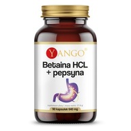 Kapsułki YANGO Betaina HCL + pepsyna 90 szt.