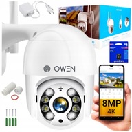 Kamera IP Owen Kamera zewnętrzna obrotowa wifi 8mp UHD
