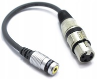 ADAPTER XLR ŻEŃSKI - GNIAZDO MINI JACK 3.5 VITALCO