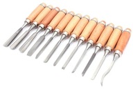 Rezbárske dlátka na vyrezávanie, sada 12ks DR12