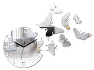Zegar ścienny ModernClock srebrny 54cm