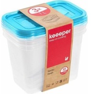 Zestaw pojemników na żywność Keeeper 5 x 500 ml