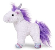 Ölelő puha unikornis lila sörényű kabalafigura Melissa&Doug
