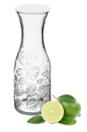 Karafka dzbanek szklany z przykryciem woda soki lemoniada napoje KAYLA 1 l