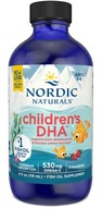 Suplementy diety dla dzieci Nordic Naturals płyn 237 ml truskawkowy