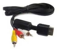 3x cinch AV kábel pre konzolu PS3 PS2 PSX
