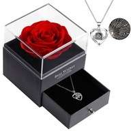 Darčekový náhrdelník Eternal Rose+I LOVE YOU