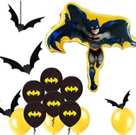BALONY zestaw dekoracji na urodziny BATMAN