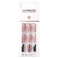 Sztuczne paznokcie Kiss Impress Nails Cloudy 30 szt.