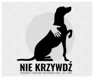 Projekty наклейка на автомобиль не krzywdź pies kot фото, цена