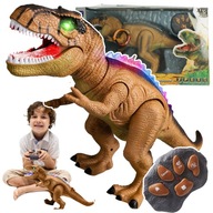 INTERAKTÍV DINOSZAURUSZ TÁVIRÁNYÍTÓS LED ROBOT Sikít Világít