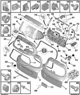 ODBÓJ POKRYWY BAGAŻNIKA CITROEN PEUGEOT 8735C5