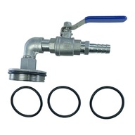 Ball Valve Easily Installation Durable Barrel Hose Connector L type 15mm