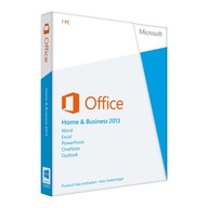 Microsoft Office 2013 Home and Business 1 PC / licencja wieczysta BOX
