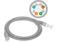 Patchcord Ethernet RJ45 Alantec PVC U/UTP kat.6 5m