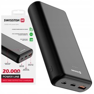 SWISSTEN POWER BANK Powerbank 20000 mAh 20W USB -C