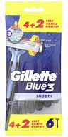 Maszynka jednorazowa do golenia Gillette Blue 3 Smooth 6 szt.