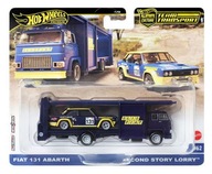 HOT WHEELS PREMIUM CULTURE CAR 2-pack Fiat 131 Abarth / Second Story Lorry