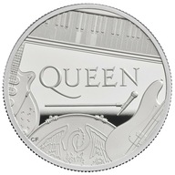 UK 2020 QUEEN Music Legend 5 oz. Strieborná minca