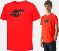 Koszulka Chłopięca 4F dziecięca T-shirt M1113 podkoszulek na co dzień 164