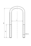 Strzemię resoru S-TR STR-50307