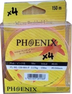 PLECIONKA Phoenix braided x4 okragła PINK 0,06 - 150m