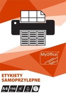 Etykiety samoprzylepne MyOffice X03597 100 szt białe