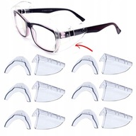 6 par okularów ochronnych Osłony boczne