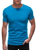 T-shirt męski koszulka basic EM-TSBS-0100 turkusowy L