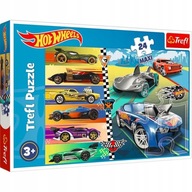 Hagyományos PUZZLE Gyerek 24 db-os kirakó MAXI Gyors Hot Wheels