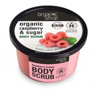 Organic Shop Organic Raspberry & Sugar Body Scrub peeling do ciała o zapachu maliny 250ml