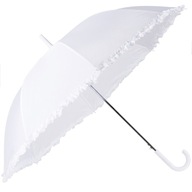 biely svadobný dáždnik svadobný volán dáždnik XL