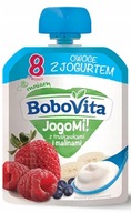 Mus Truskawki i maliny Bobovita 80 g