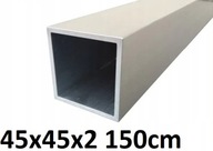 Hliníkový profil 45x45x2mm trieda 6060 | 150 cm
