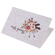 6 Pieces Creative Envelope Thank You Greeting I