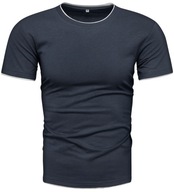 T-shirt męski okrągły dekolt gładki rozmiar XXL