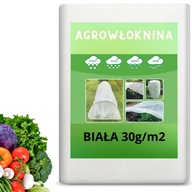 Agrowłóknina biała 1,6x10m gramatura 30g/m2 agrotkanina antychwastowa