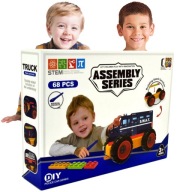 Építőkocka KÉSZLET Jármű Építő 68 db-os