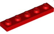 LEGO CSEMPE 1X5 PIROS NO. 78329 - 1 DB