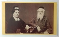 pohľadnica Židov starý sobáš Krieger 1860 SPK