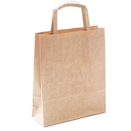 Torby torebki papierowe szare 180x90x230 250szt.