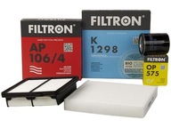 Filtron OP575;AP106/4;K1298 filtron zestaw filtrów