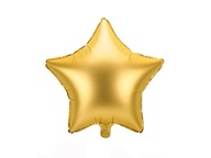 Balon foliowy Gwiazdka, 48cm, złoty