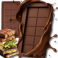 2X FORMA SILIKONOWA DO CZEKOLADY DUBAJSKIEJ FOREMKA 25 x 13 CM TABLICZKA XL