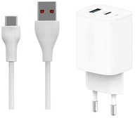 ŁADOWARKA SIECIOWA SMART ID 20W QC 3.0 FAST CHARGE PD 3.0A + KABEL TYPU C