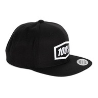 Férfi sapka 100% Essential Snapback, fekete