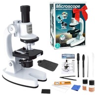 Mikroskop dziecięcy Zabawki-Helenki Edukacyjny interaktywny LED mikroskop zabawkowy XL