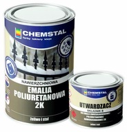 CHEMSTAL EMALIA POLIURETANOWA DO METALU CZARNA 1,2