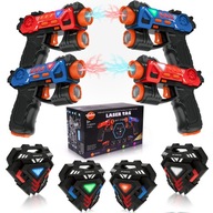 PISTOLET LASEROWY DLA DZIECI LASER TAG ZESTAW × 4