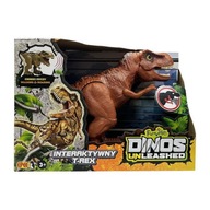 Interaktywny T-Rex Dino Unleashed Brązowy 27 cm